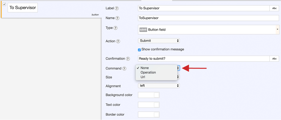 Flowfinity - Buttons in forms